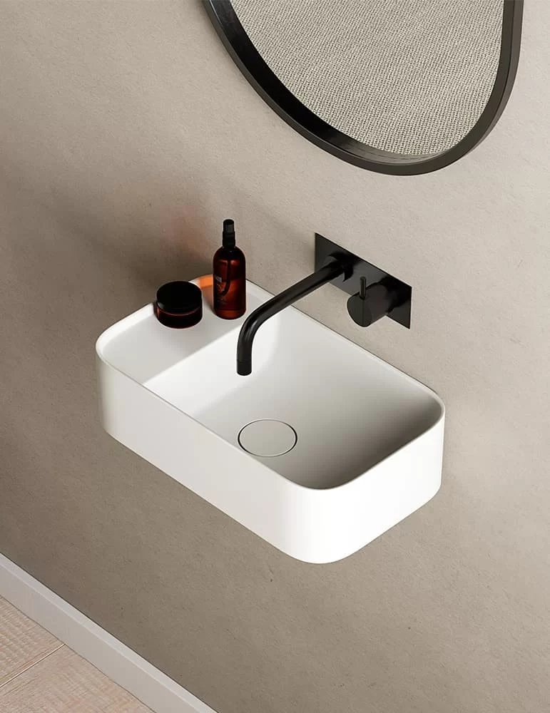 Lave-mains design Yuno LR 41 de Copenhagen Bath.