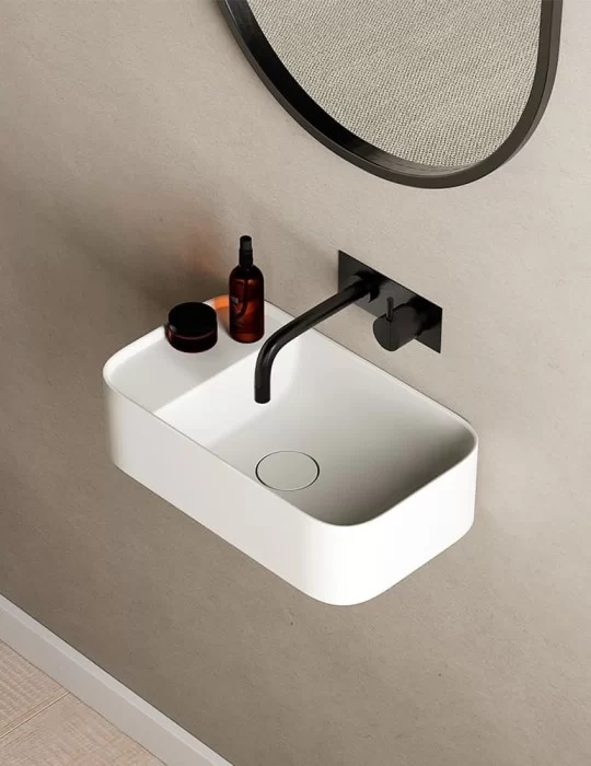 Lave-mains design Yuno LR 41 de Copenhagen Bath.