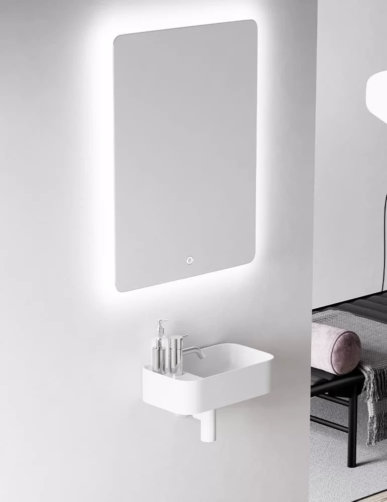Lave-mains design Yuno LR 41 de Copenhagen Bath.