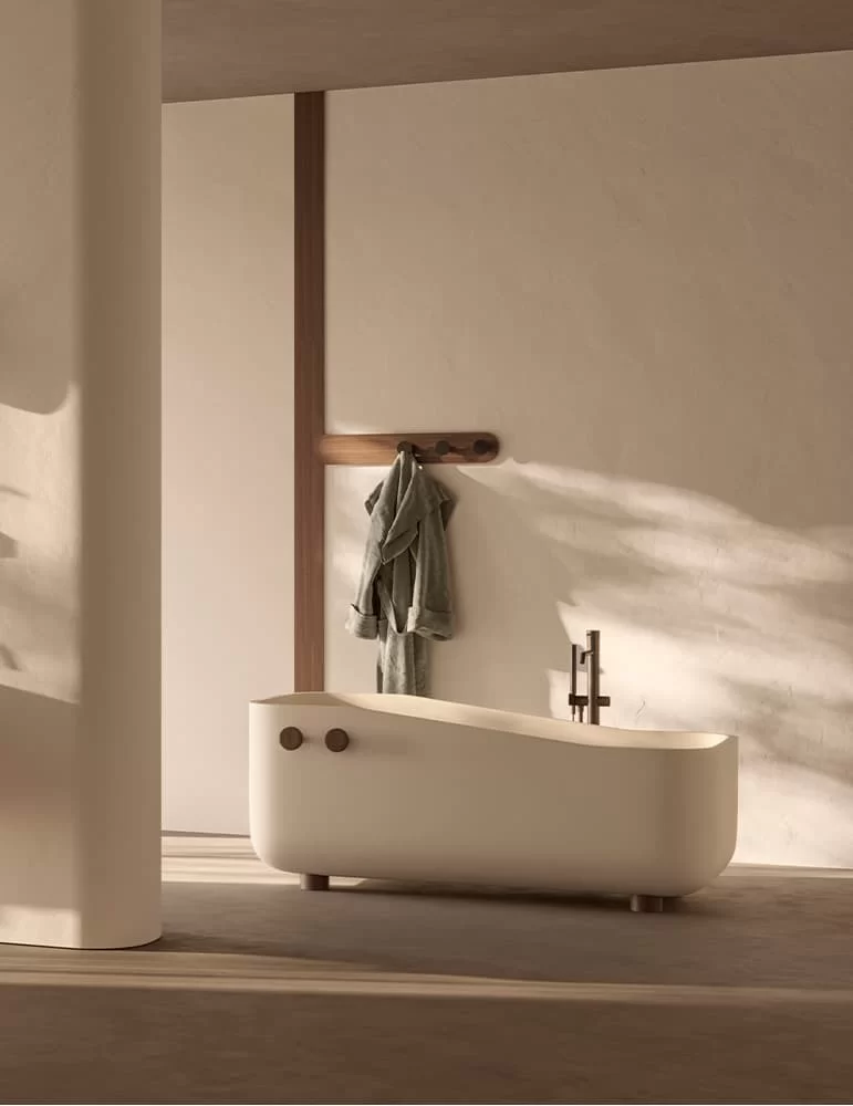 Baignoire en solid surface Swing, d'EX.T DESIGN.