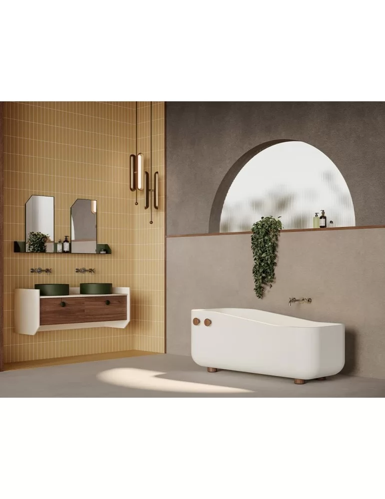 Baignoire en solid surface Swing, d'EX.T DESIGN.