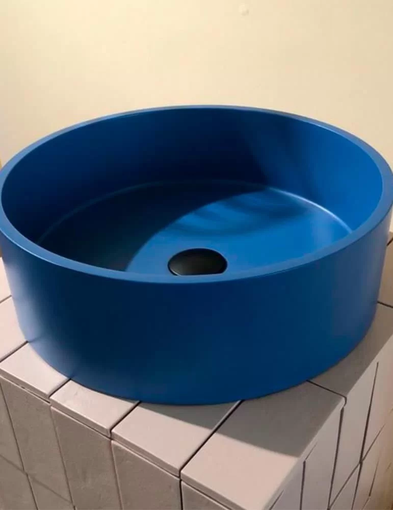 Meuble salle de bain double vasque Swing, d'EX.T DESIGN.