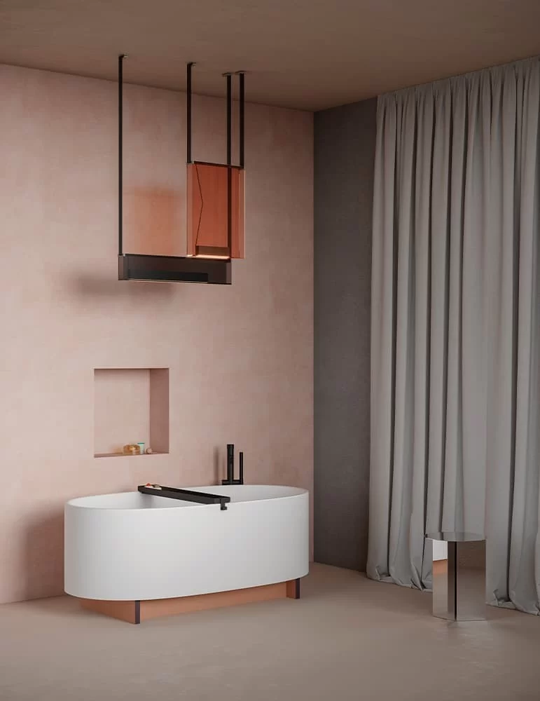 Baignoire en solid surface Beam, d'EX.T DESIGN.