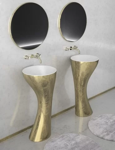 Lavabo colonne Kalice, Glass Design 2