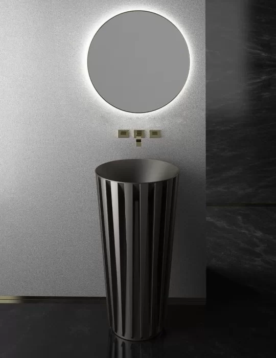 Lavabo colonne Aquarama, Glass Design Lavabo colonne Aquarama, Glass Design