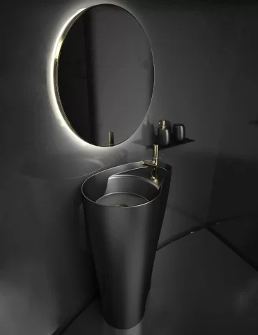 Lavabo colonne Khorus, Glass Design 2