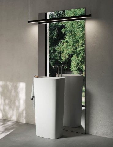 Lavabo design sur colonne Fonte, de Rexa Design