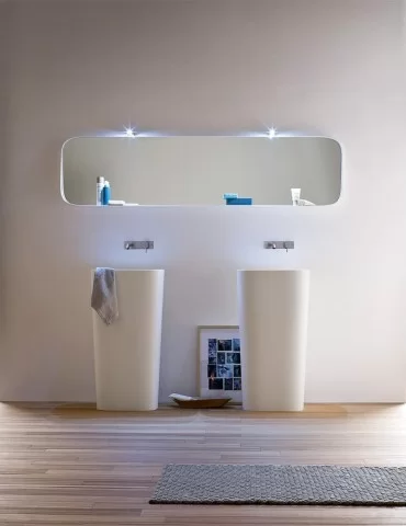 Lavabo design sur colonne Fonte, de Rexa Design 2