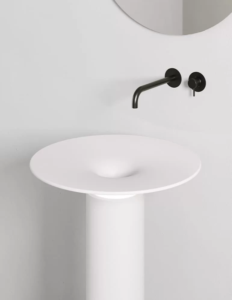 Lavabo design sur colonne Pure, de Rexa Design