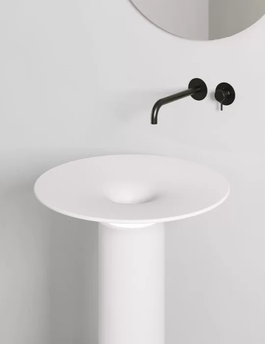 Lavabo design sur colonne Pure, de Rexa Design