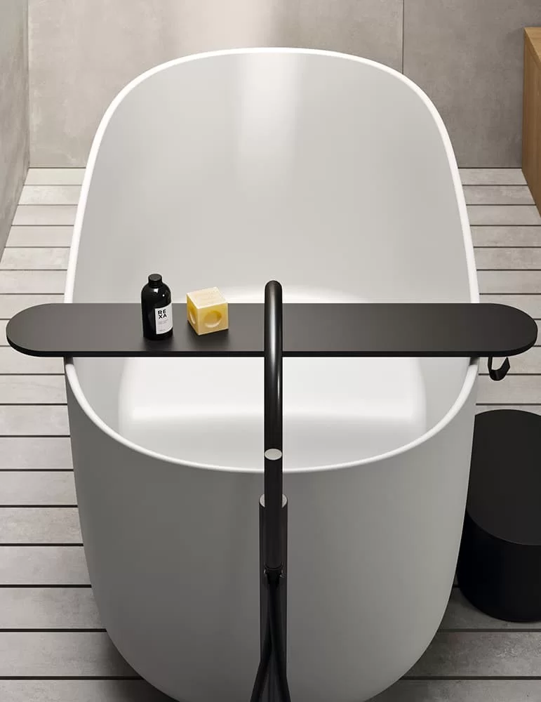 Etagère avec crochet pour baignoire DIP de Rexa Design