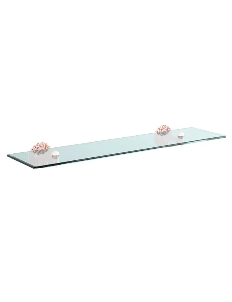 Tablette en verre Ivy, de Gentry Home.