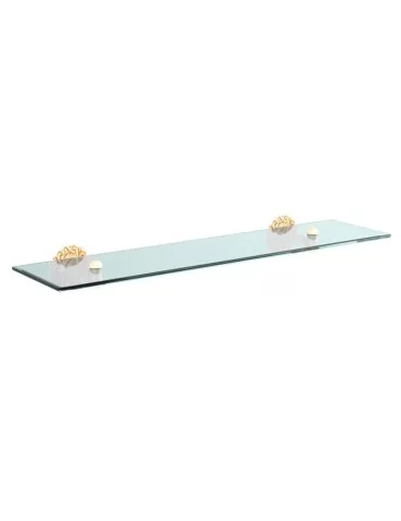 Tablette en verre Ivy, de Gentry Home. 2