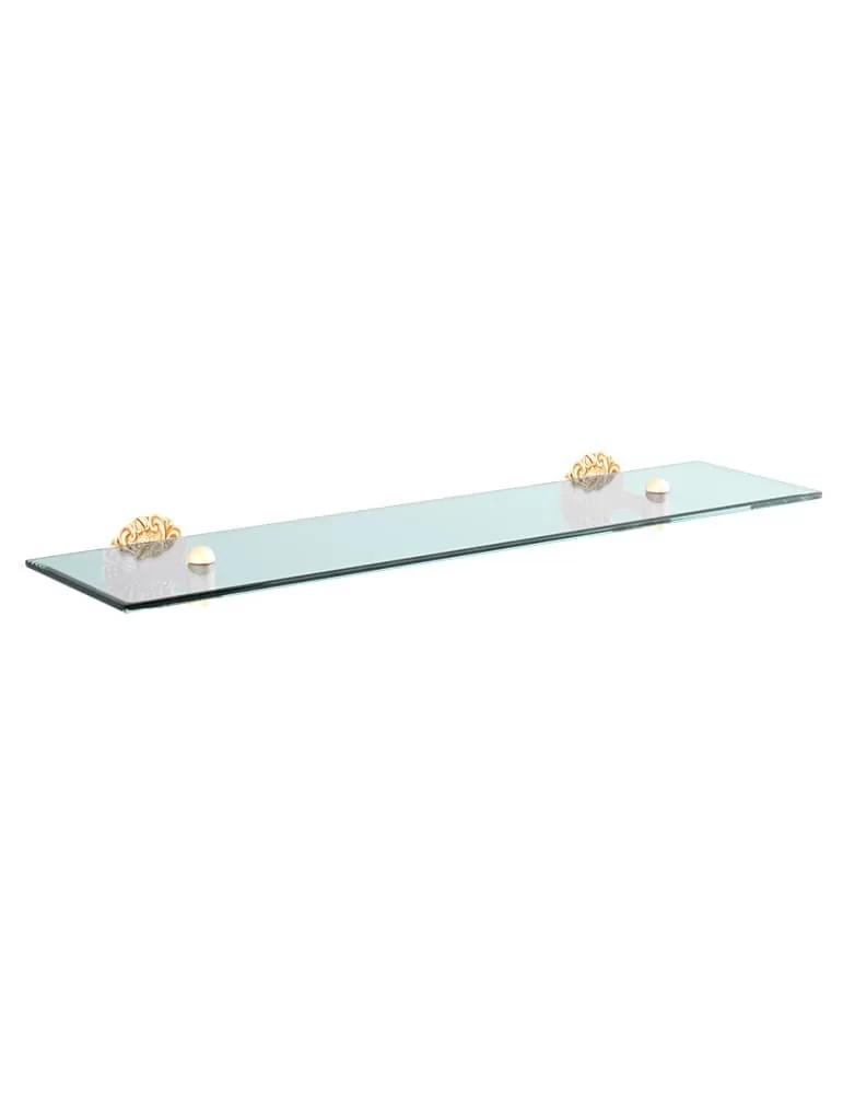 Tablette en verre Ivy, de Gentry Home.