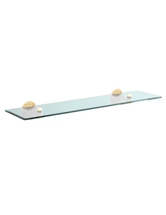 Tablette en verre Ivy, de Gentry Home.