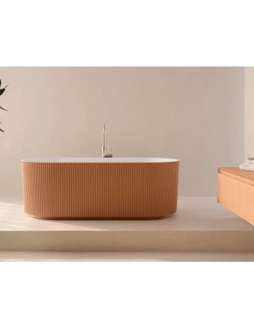 Baignoire îlot en acrylique mat Breda 2