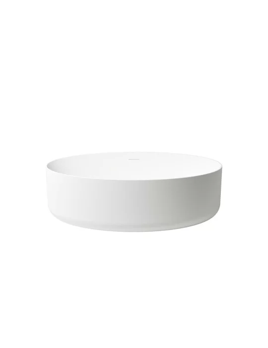Baignoire îlot en acrylique mat Oval Baignoire îlot en acrylique mat Oval
