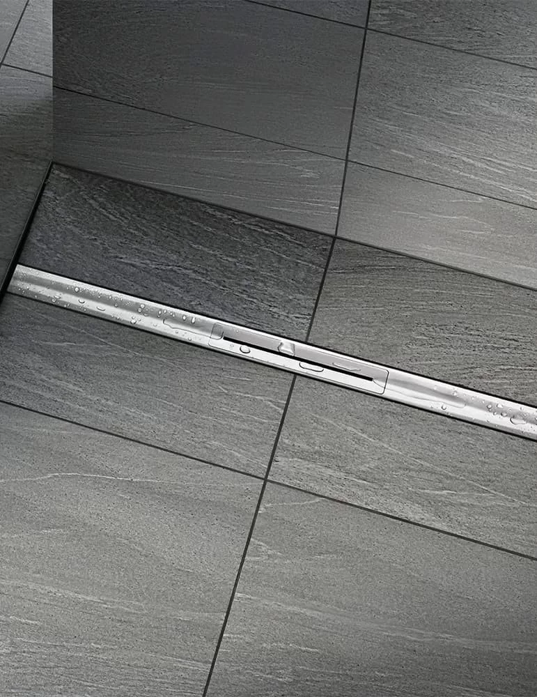 Caniveau de douche Cerafloor Pure, de Dallmer