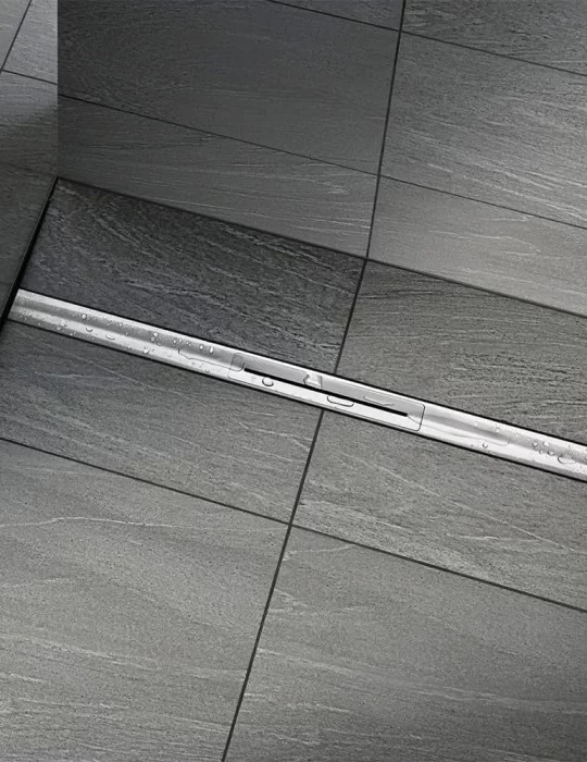 Caniveau de douche Cerafloor Pure, de Dallmer