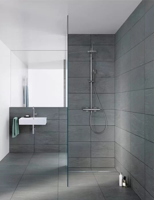 Caniveau de douche Cerafloor Select inox, de Dallmer