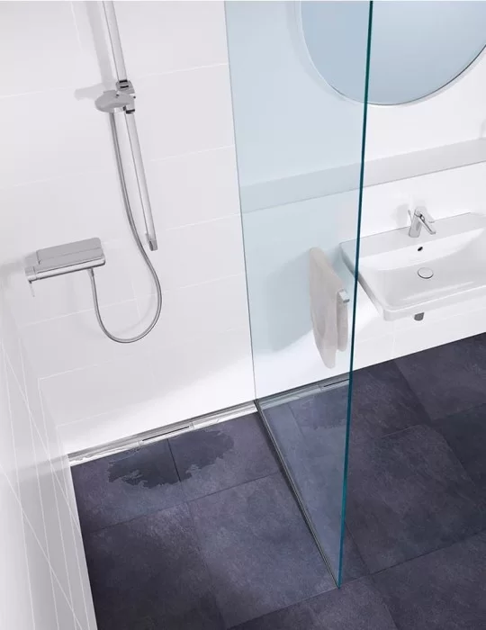Caniveau de douche Cerawall Pure, de Dallmer