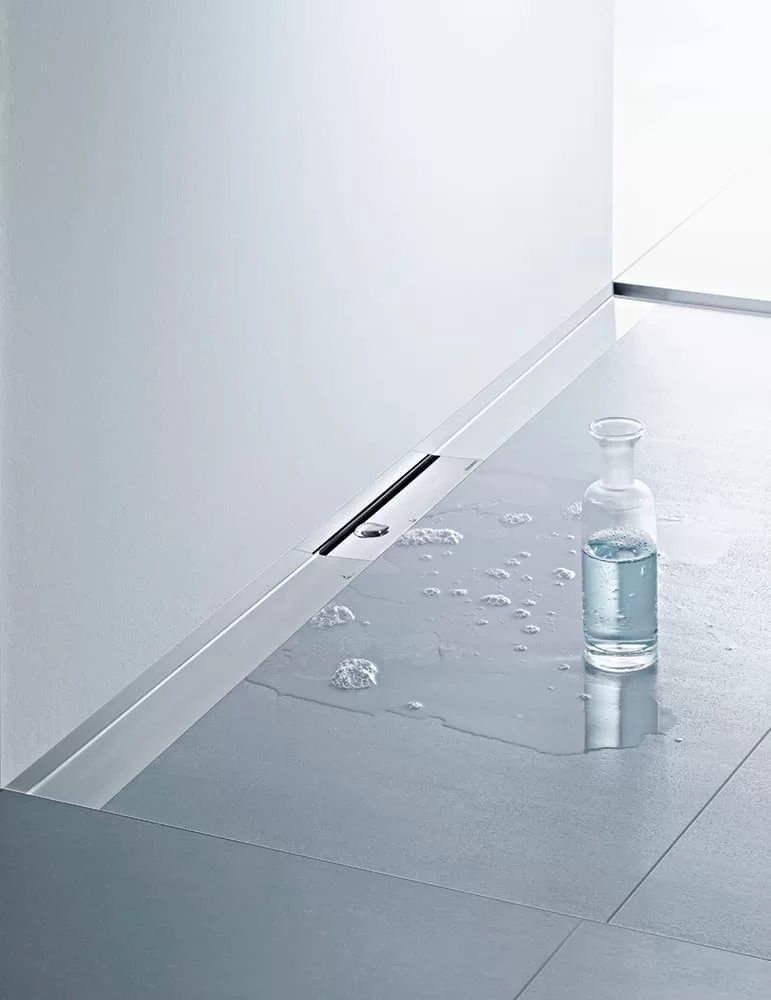 Caniveau de douche Cerawall Select inox, de Dallmer Caniveau de douche Cerawall Select inox, de Dallmer