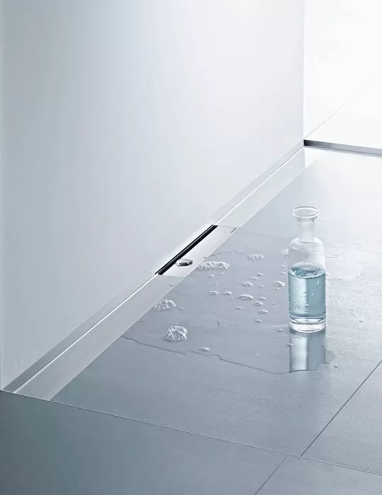 Caniveau de douche Cerawall Select inox, de Dallmer Caniveau de douche Cerawall Select inox, de Dallmer