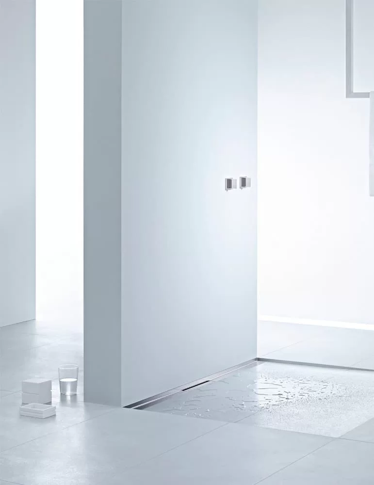 Caniveau de douche Cerawall Select inox, de Dallmer
