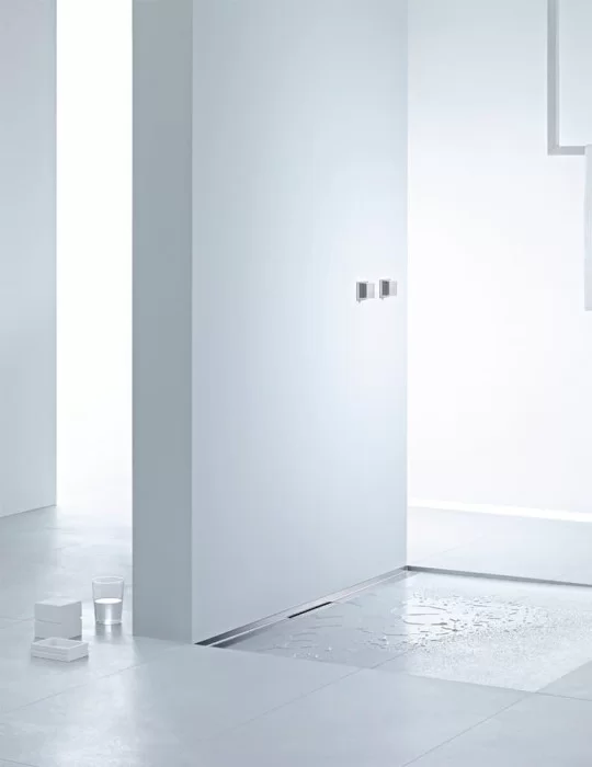 Caniveau de douche Cerawall Select inox, de Dallmer