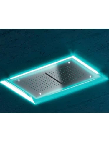 Plafond de douche Lys avec ciel pluie, cascade et chromothérapie, GEDA 2