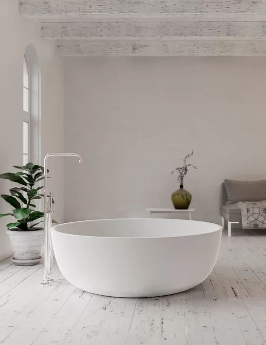 Baignoire en solid surface Tromsø, de Copenhagen Bath