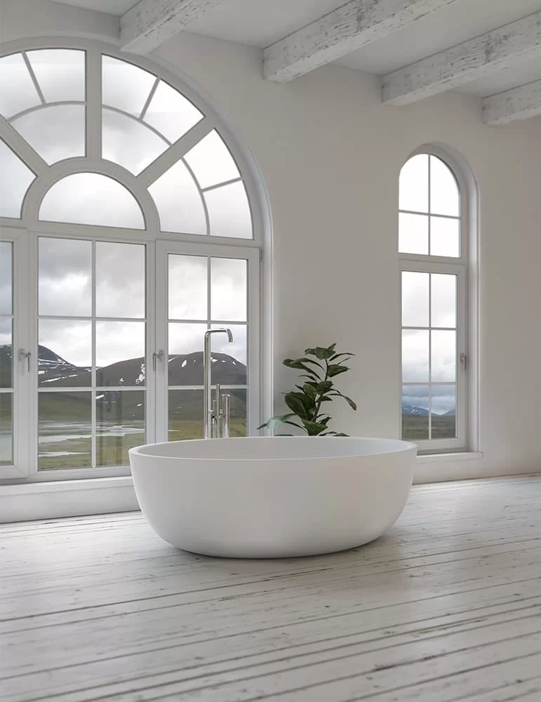 Baignoire en solid surface Tromsø, de Copenhagen Bath