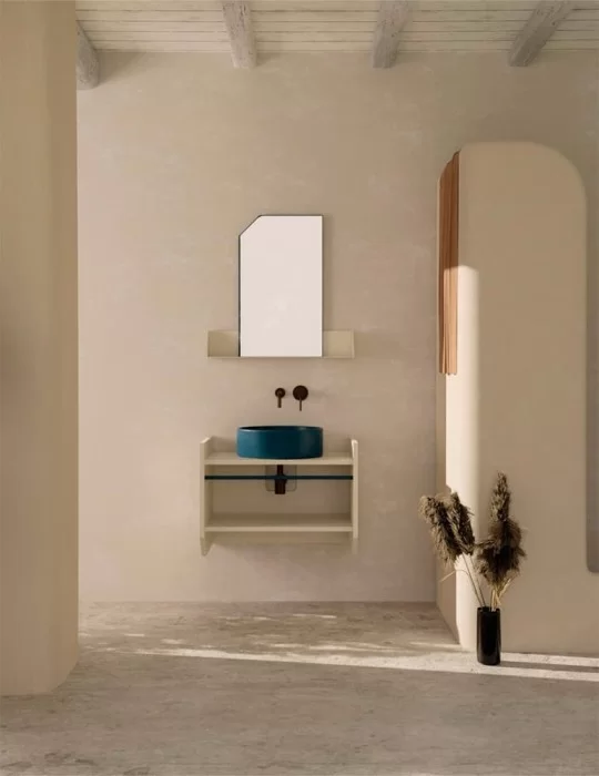 Meuble vasque avec niche Swing, de Ex.t