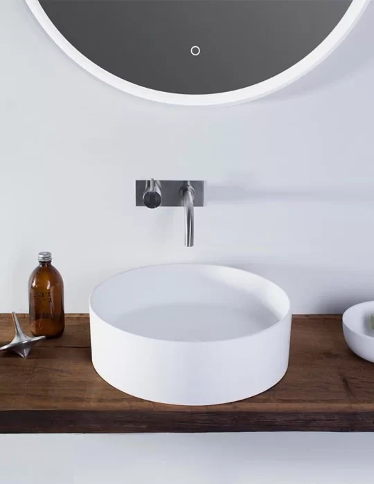 Vasque ronde à poser design Stockholm, de Copenhagen Bath.