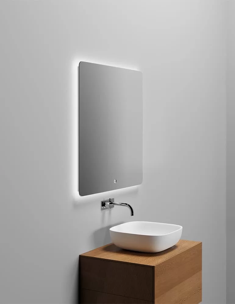 Miroir carré Orø, de Copenhagen Bath