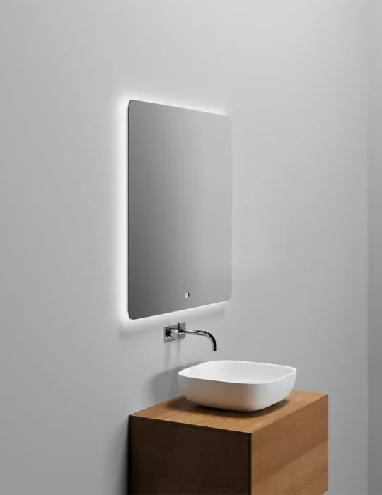 Miroir carré Orø, de Copenhagen Bath