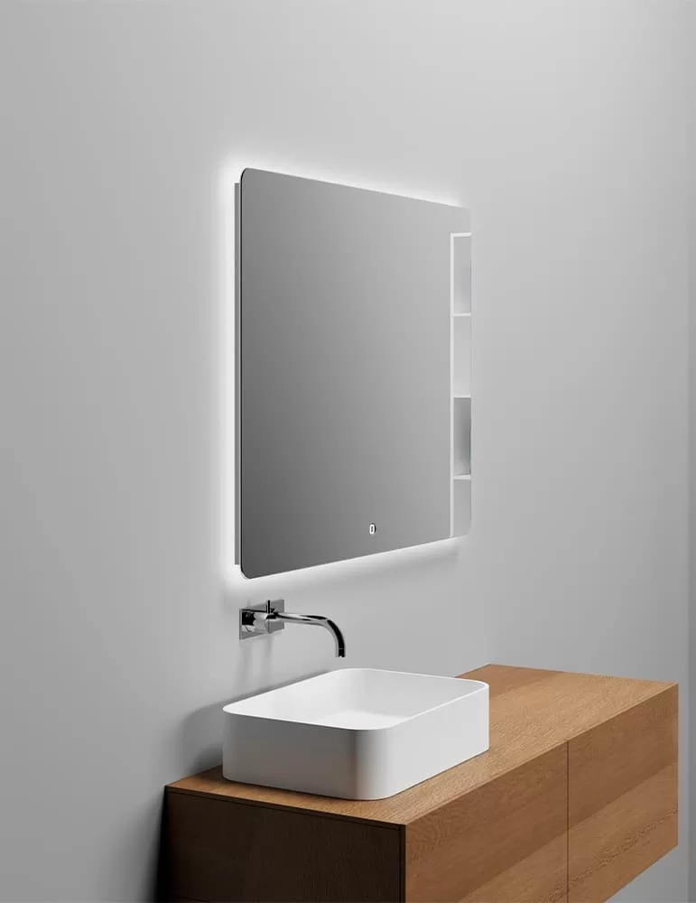Miroir rectangulaire horizontal Orø, de Copenhagen Bath Miroir rectangulaire horizontal Orø, de Copenhagen Bath