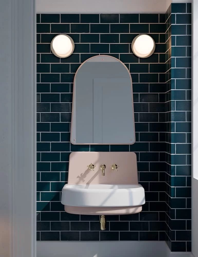 Lavabo suspendu Heritage de Copenhagen Bath.