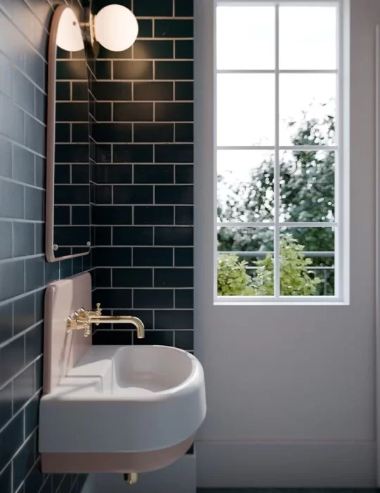 Lavabo suspendu Heritage de Copenhagen Bath.