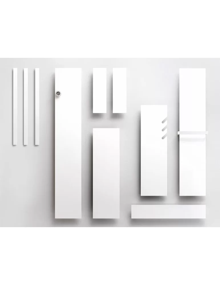 Sèche-serviettes vertical électrique Tavola liscia V, d'Antrax IT