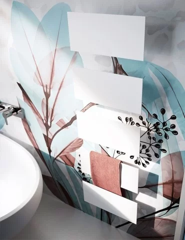 Sèche-serviettes horizontal électrique Tavoletta, d'Antrax IT