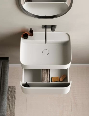 Meuble lavabo Yuno CA L55. Copenhagen Bath. EN STOCK. 2