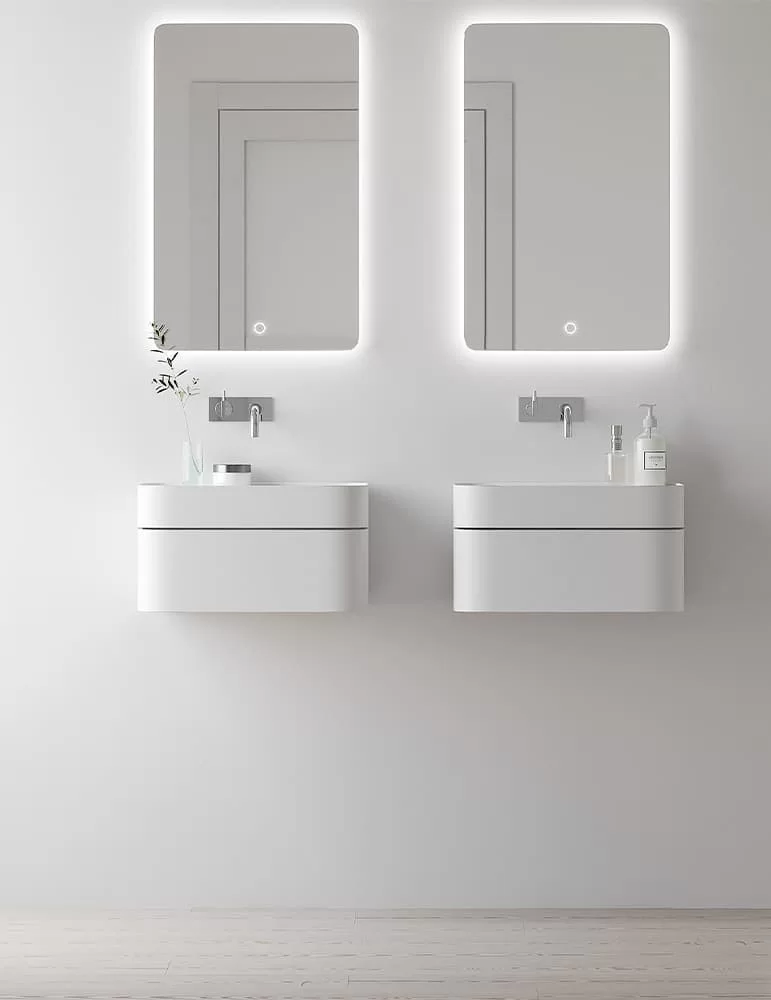 Meuble lavabo Yuno CA L55. Copenhagen Bath. EN STOCK.