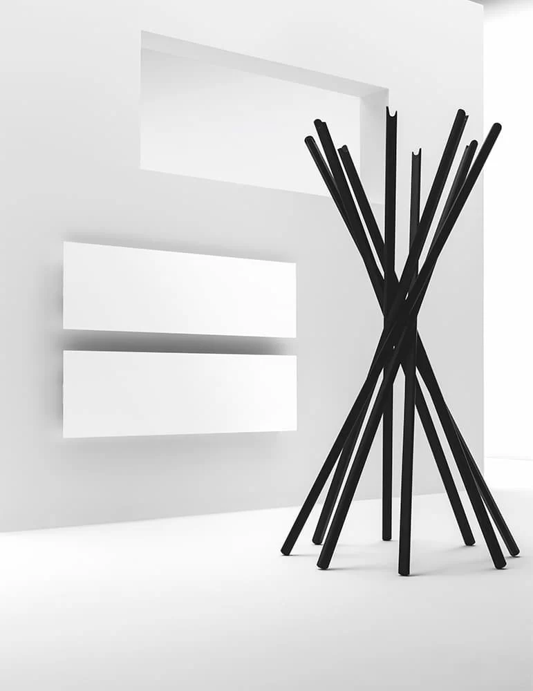 Sèche-serviettes horizontal à eau chaude Tavola liscia O, d'Antrax IT