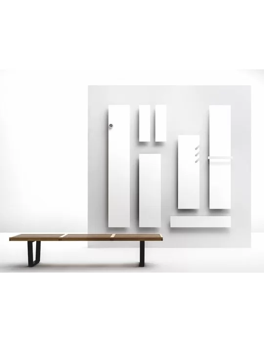 Sèche-serviettes vertical Tavola porte-peignoir, d'Antrax IT