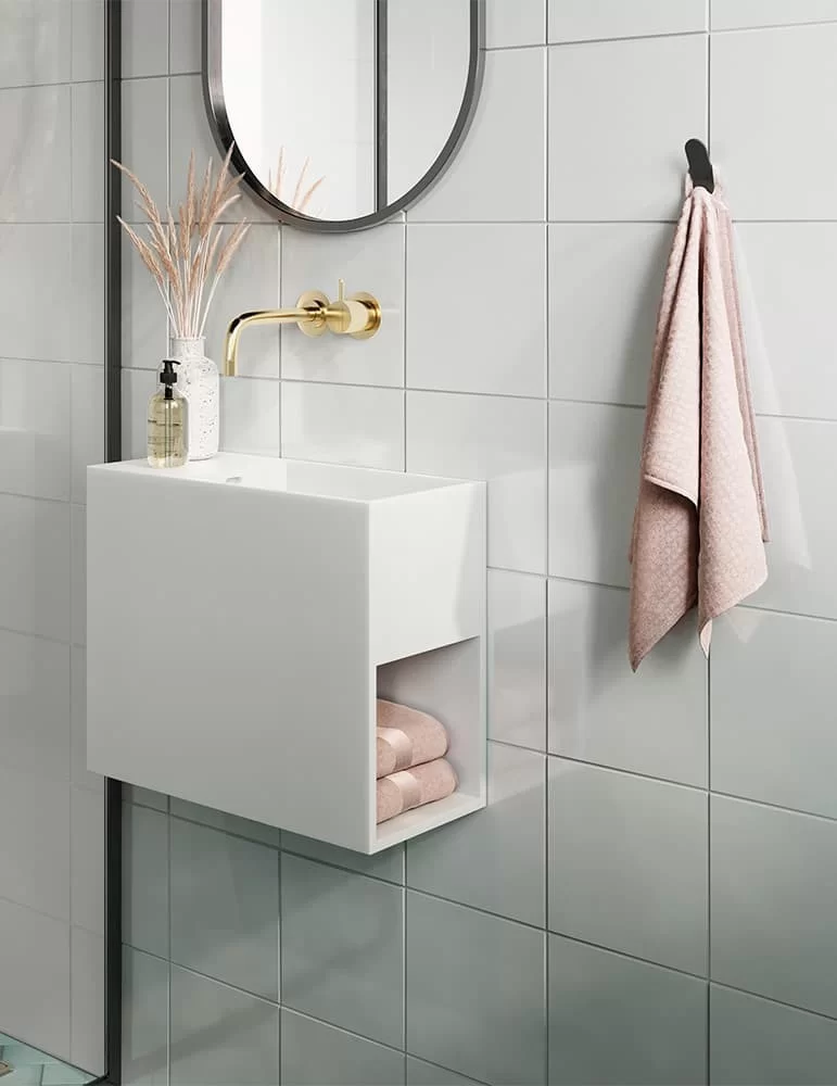 Lave-mains avec rangement Nyland. Copenhagen Bath.