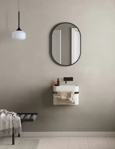 Lavabo suspendu Yuno Rail 41. Copenhagen Bath. EN STOCK. 2