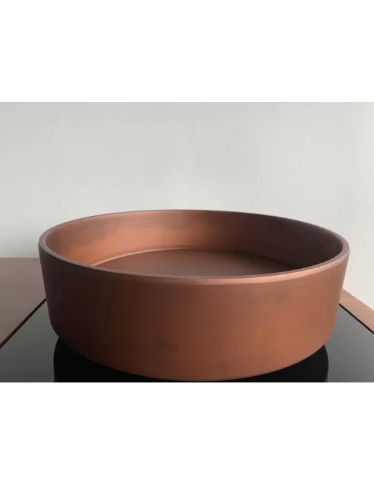 Vasque à poser RHO Vision Old Copper de Glass Design.