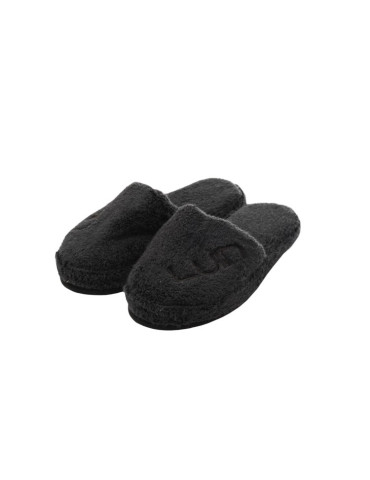 Chaussons éponge noir, taille L/XL (41-44)