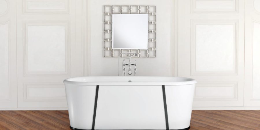 salle de bain vintage retro